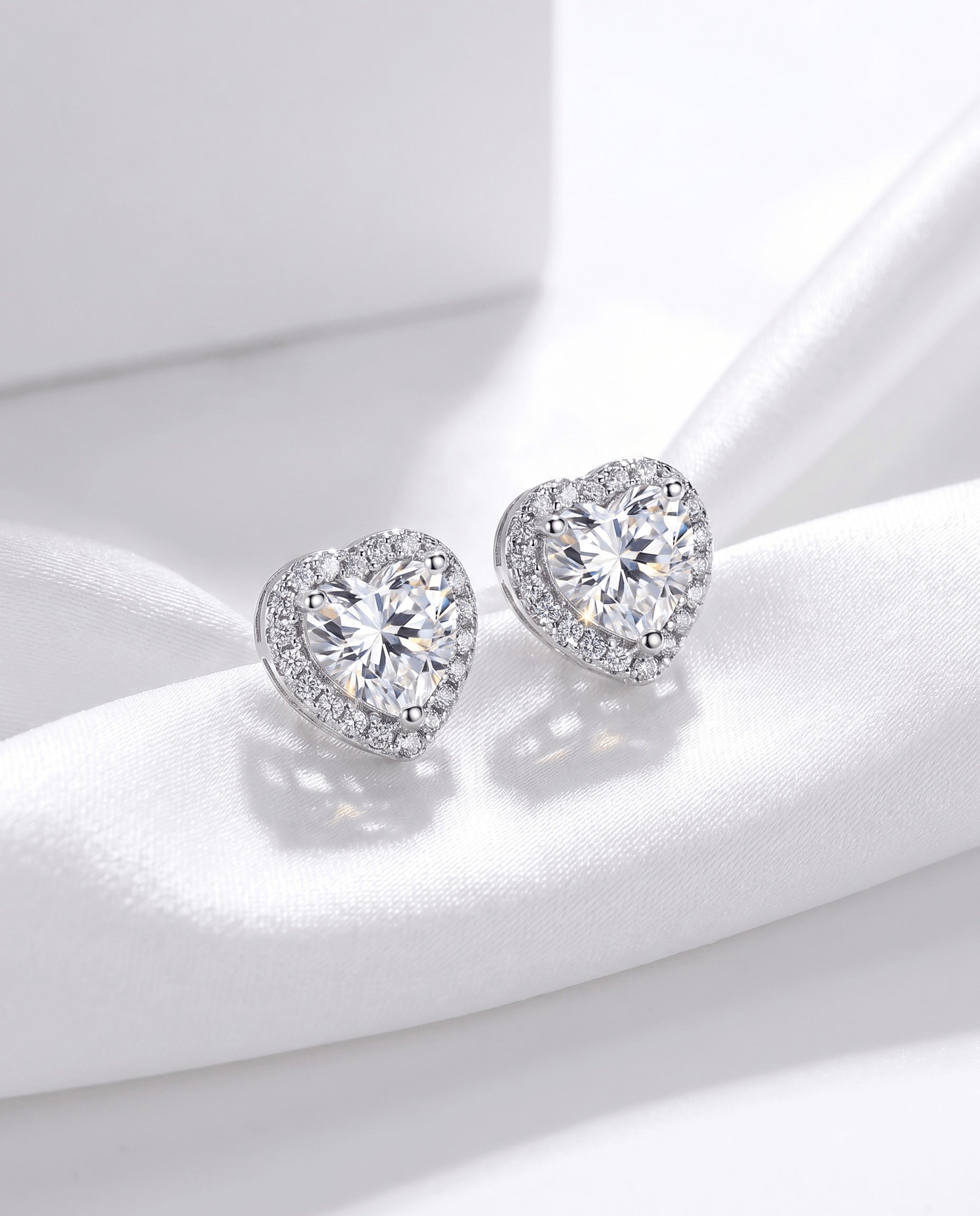 Heart Stud Earrings