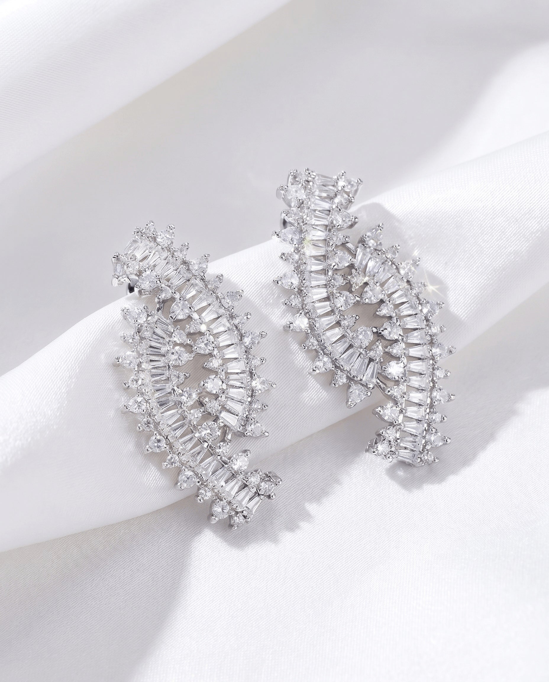 Double Sided Twist Earrings