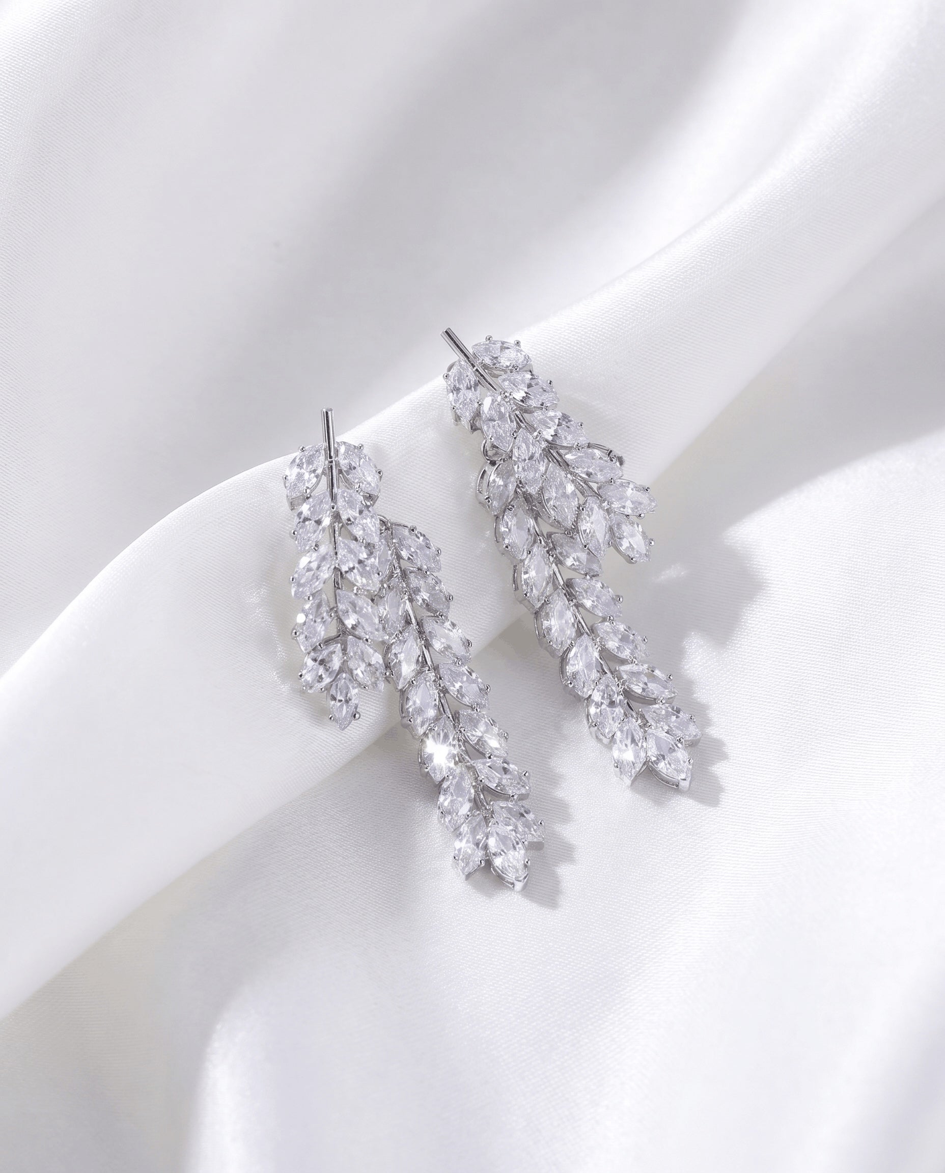 Long Leaf Earrings