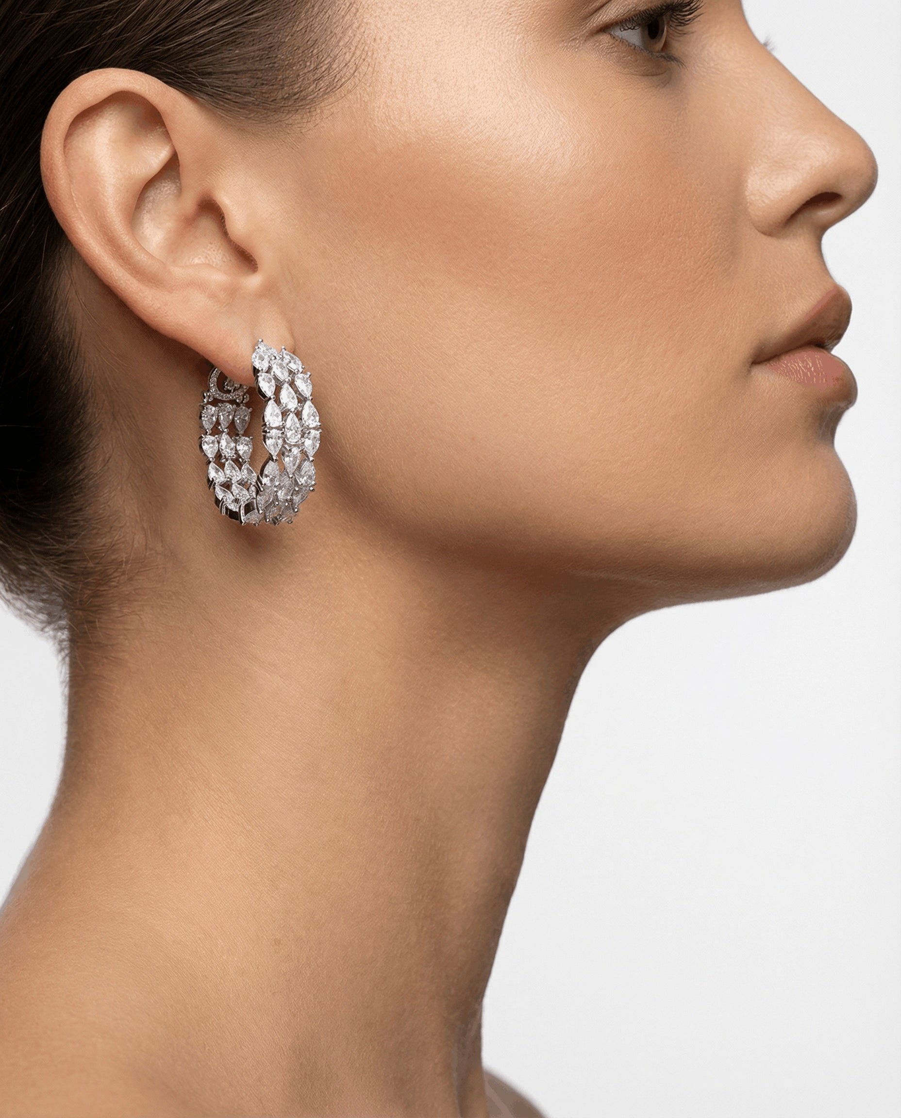 Layer Circle Hoop Earrings  
