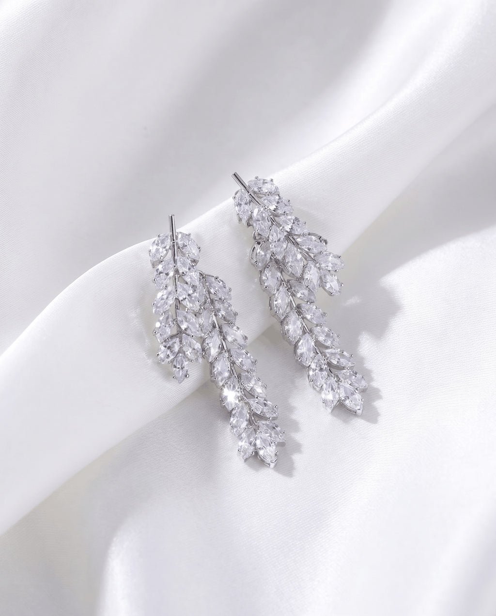 Long Leaf Earrings 