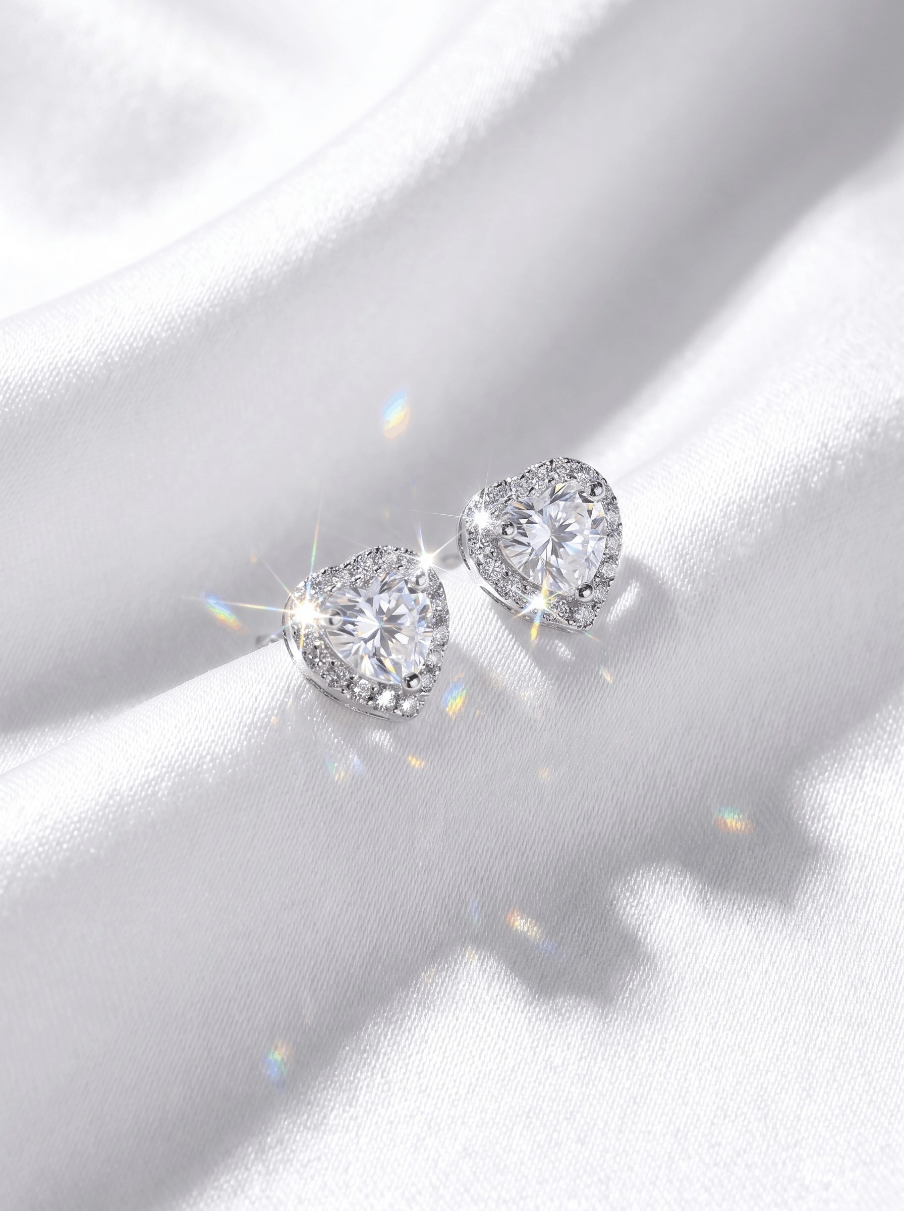 Heart Stud Earrings