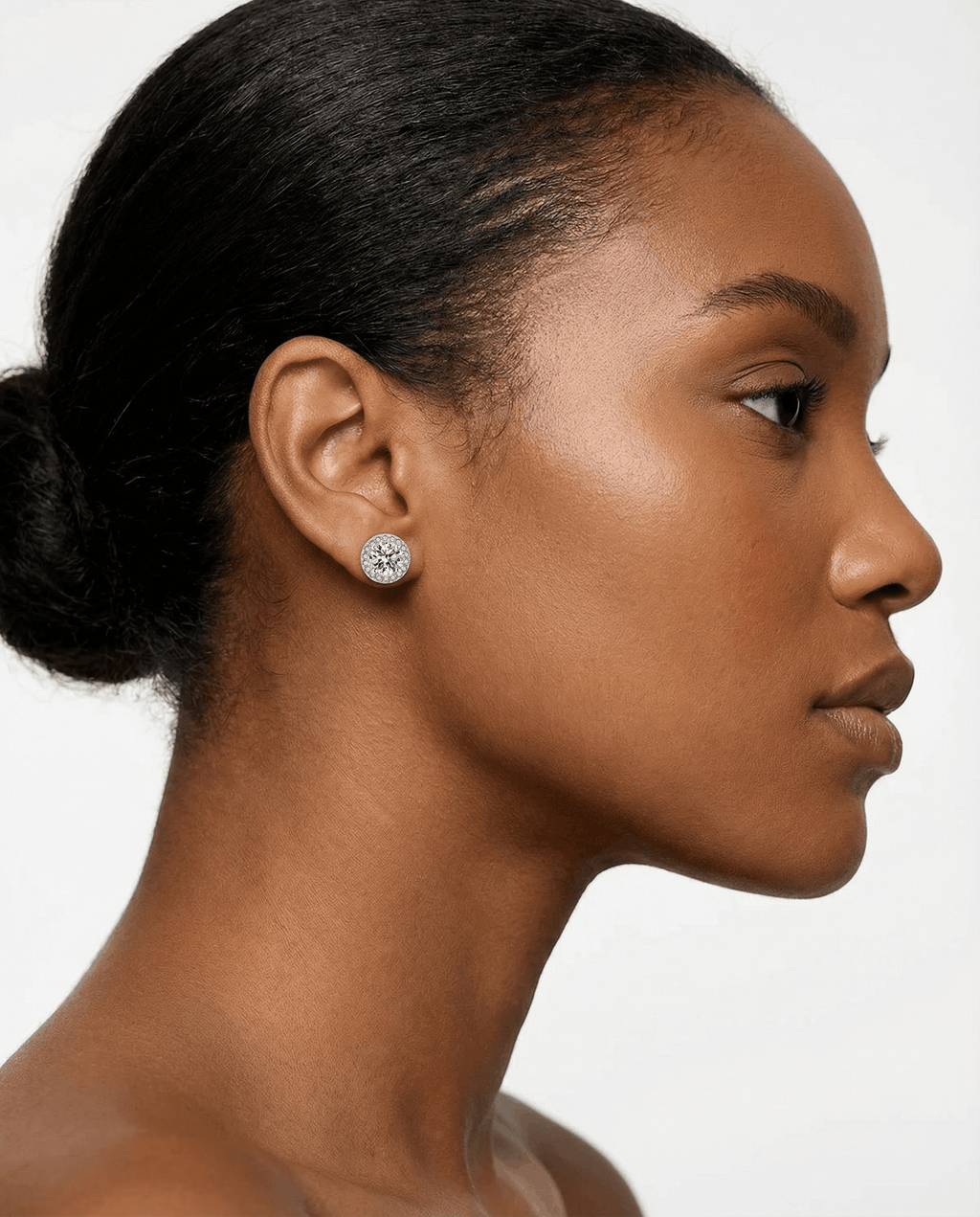 Halo Studs Earrings 
