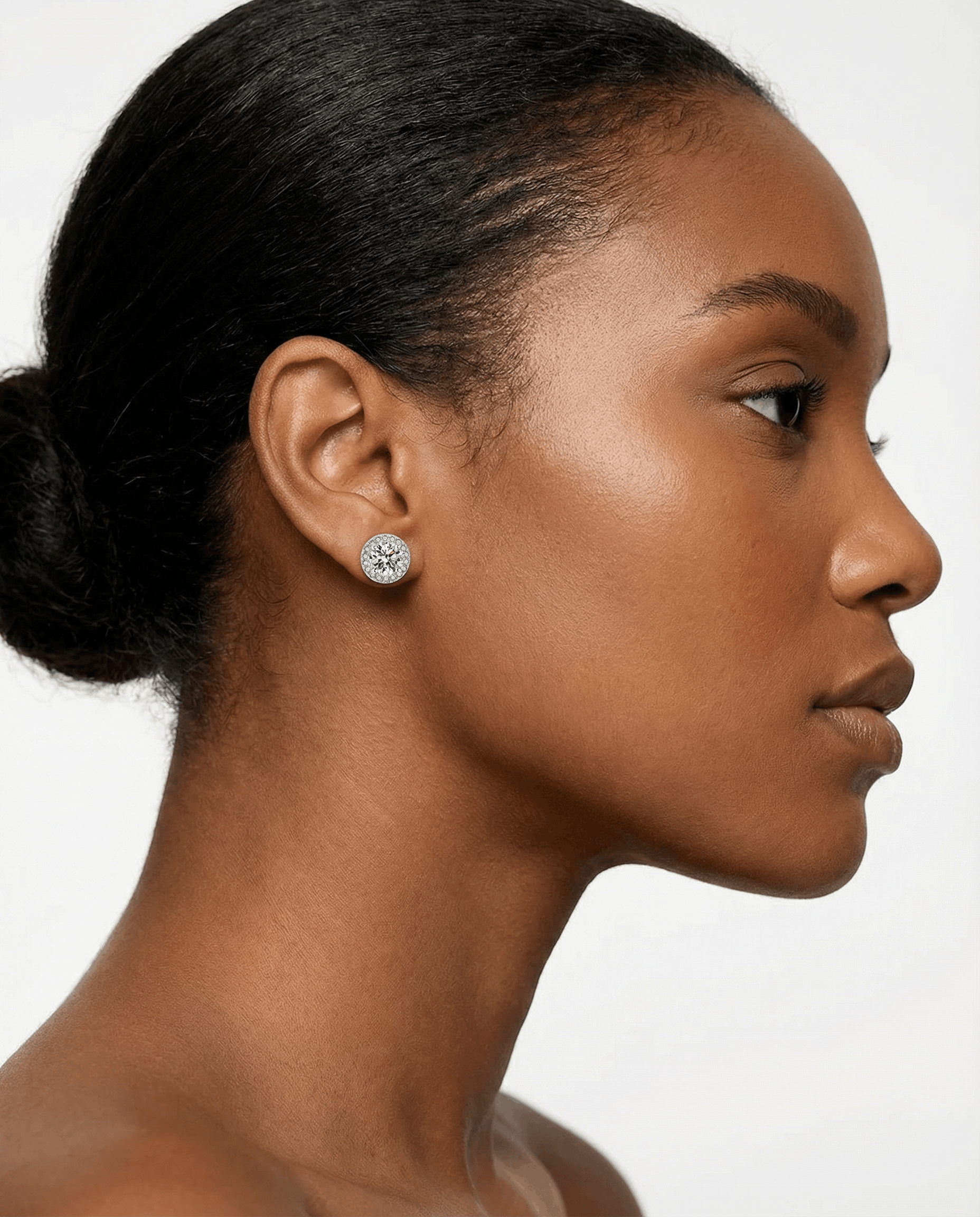 Halo Studs Earrings 