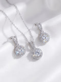 Round Pendant Jewelry Set 
